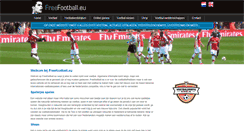 Desktop Screenshot of freefootball.eu